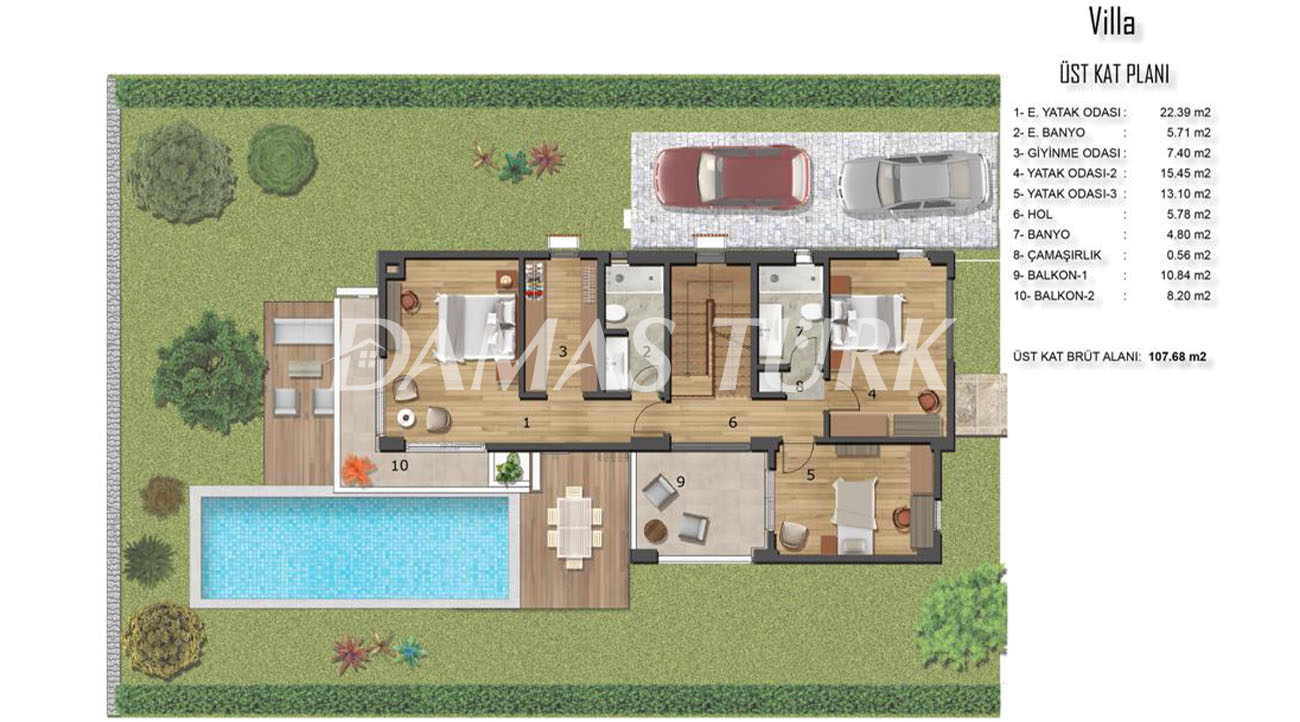 Villas for sale in İzmit - Kocaeli DK039 | DAMAS TÜRK Real Estate 19