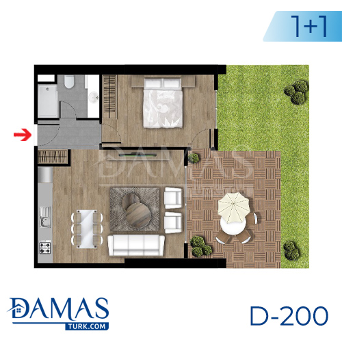 Damas Project D-200 in Istanbul - Floor plan picture  02