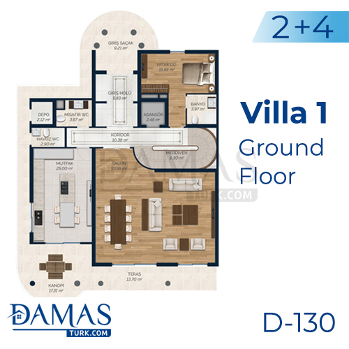 Damas Project D-130 in Istanbul - Floor plan picture 02