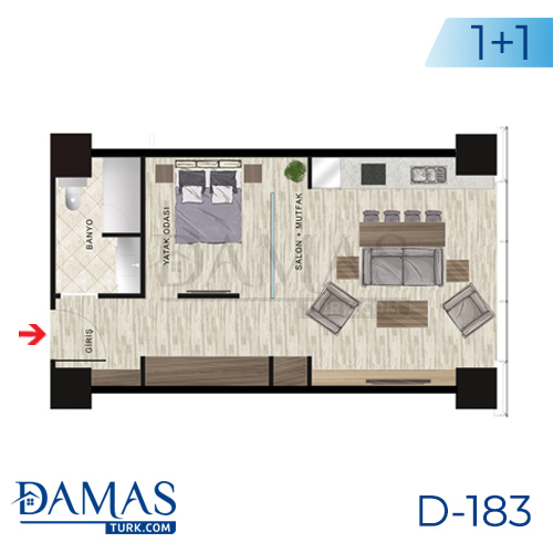 Damas Project D-183 in Istanbul - Floor plan picture  02