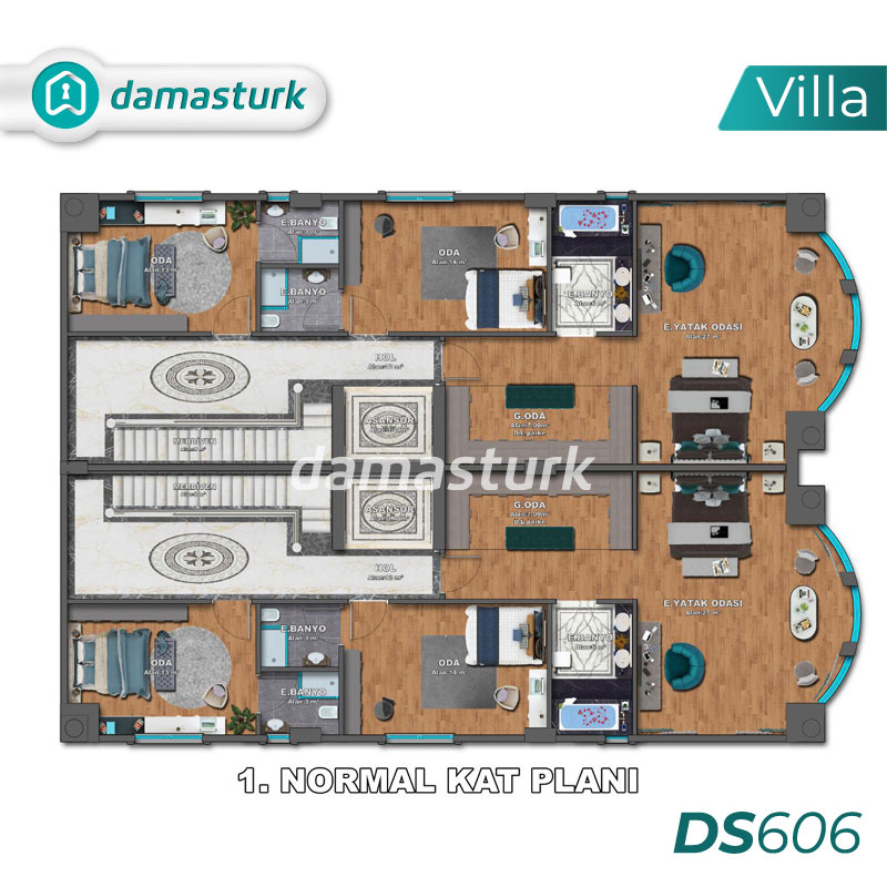 Villas de luxe à vendre à Büyükçekmece - Istanbul DS606 | DAMAS TÜRK Immobilier 02