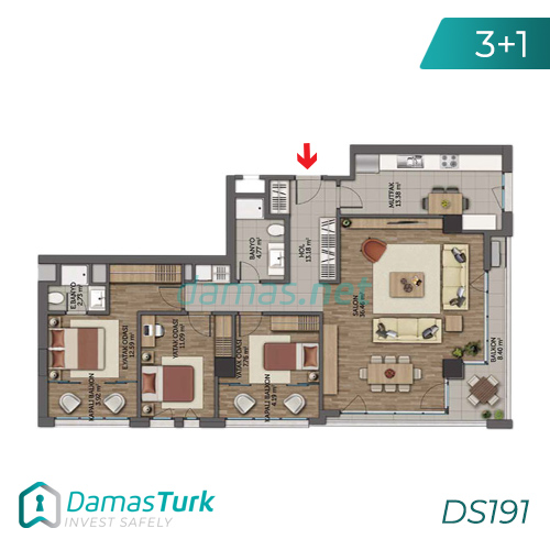 Istanbul Property - Turkey Real Estate - DS191 || damas.net 05