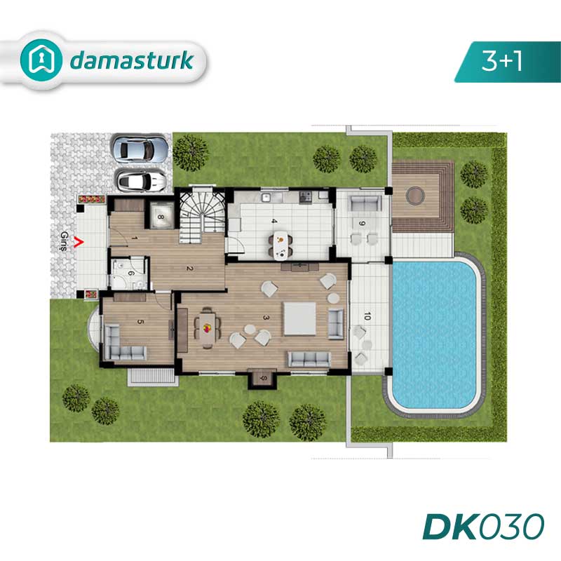 Villas de luxe à vendre à Bahçecik - Kocaeli DK030 | damasturk Immobilier 02