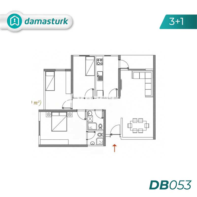 فروش آپارتمان عثمانگزی - بورسا DB053 | املاک داماستورک 02