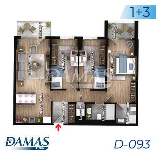 Damas Project D-093 in Istanbul - Floor Plan picture 04
