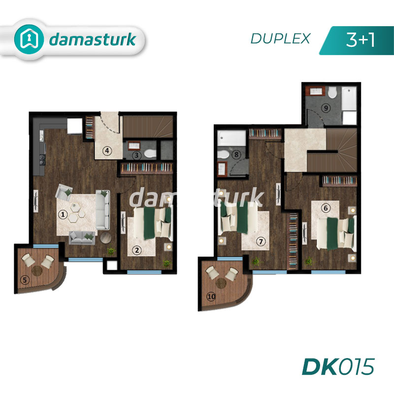 Appartements à vendre à Kartepe - Kocaeli DK015 | DAMAS TÜRK Immobilier 04