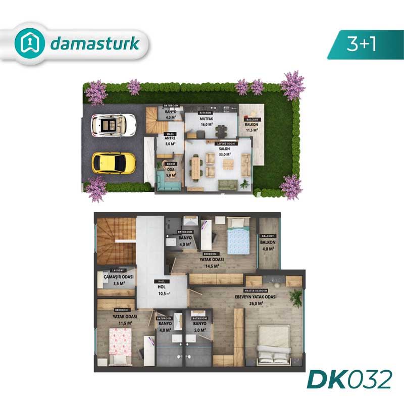 Propriétés à vendre à Başiskele - Kocaeli DK032 | damasturk Immobilier 02