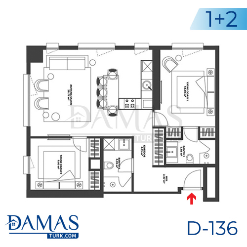 Damas Project D-136 in Istanbul - Floor plan picture 03