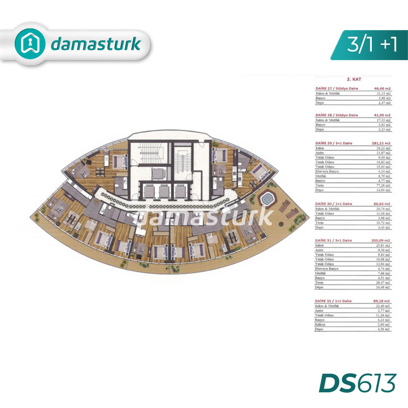 عقارات للبيع في كارتال - اسطنبول DS613 | داماس تورك العقارية  02