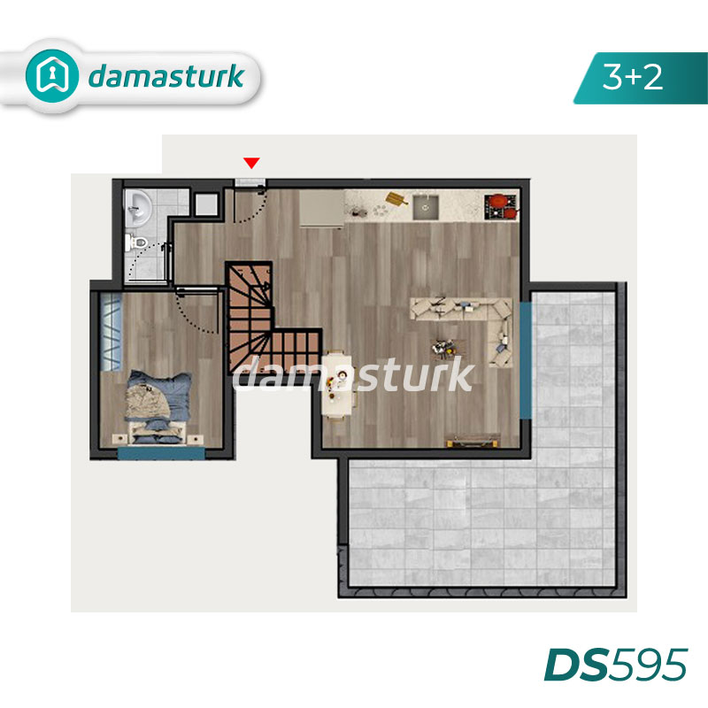 Apartments for sale in Beylikdüzü - Istanbul DS595 | damasturk Real Estate 03