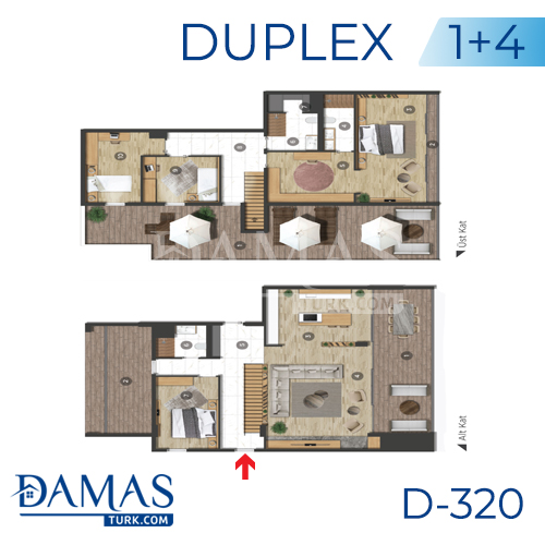 Damas Project D-320 in Bursa - Flloor plan picture 03