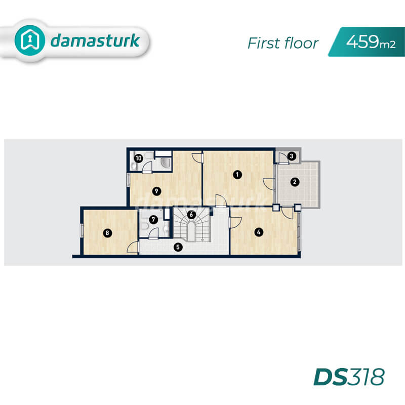 Villas for sale in Turkey - complex DS318 || damasturk Real Estate Company 03