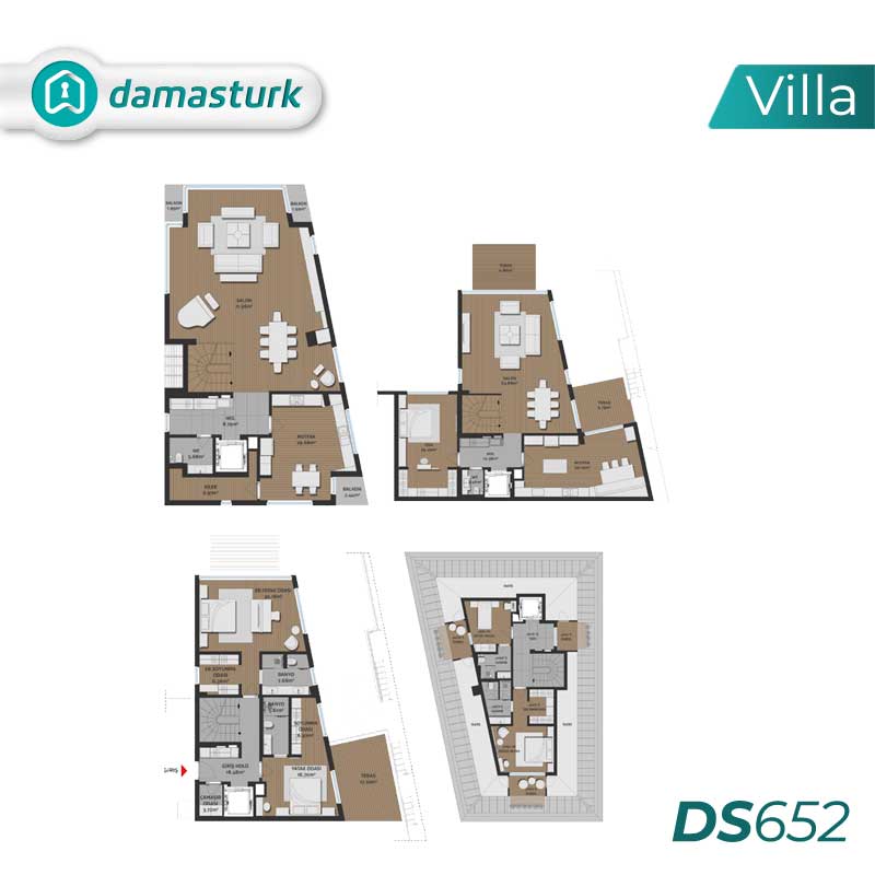 Immobilier de luxe à vendre à Sarıyer Maslak - Istanbul DS652 | damasturk Immobilier 03