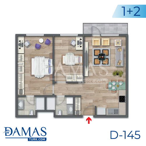 Damas Project D-145 in Istanbul - Floor plan picture 03