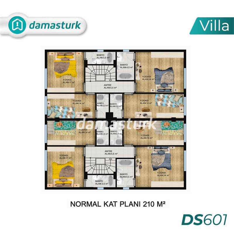 Villas for sale in Beylikdüzü - Istanbul DS601 | damasturk Real Estate 03