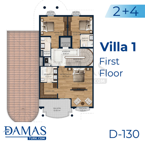 Damas Project D-130 in Istanbul - Floor plan picture 03