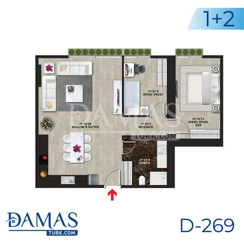 Damas Project D-269 in Istanbul - Floor plan picture 03