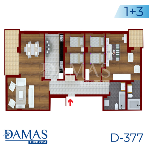 Damas Project D-377 in Yalova - Floor plan picture 03