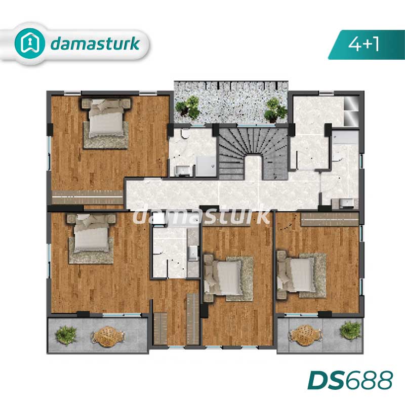 Villas de luxe à vendre à Büyükçekmece - Istanbul DS688 | DAMAS TÜRK Immobilier 02
