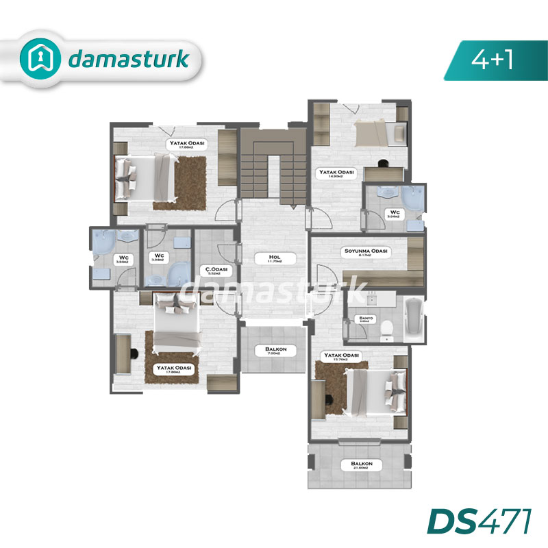 Villas à vendre à Silivri - Istanbul DS471 | damasturk Immobilier 03