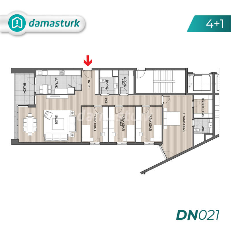 Smart Apartments for Sale in Antalya Turkey - Complex DN021 || DAMAS TÜRK Real Estate Company 04