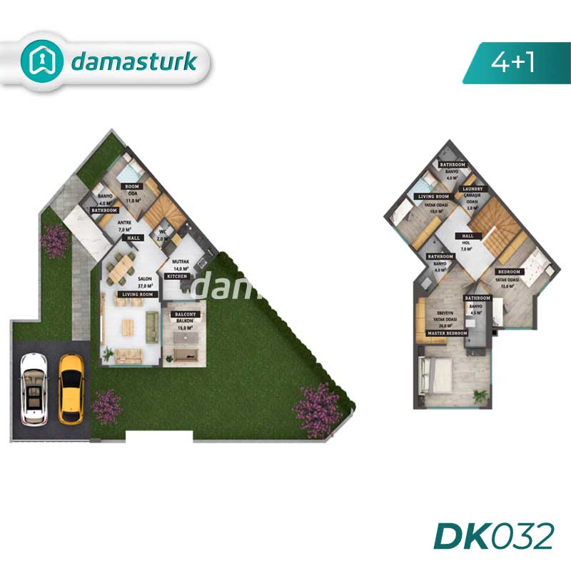 Propriétés à vendre à Başiskele - Kocaeli DK032 | damasturk Immobilier 03