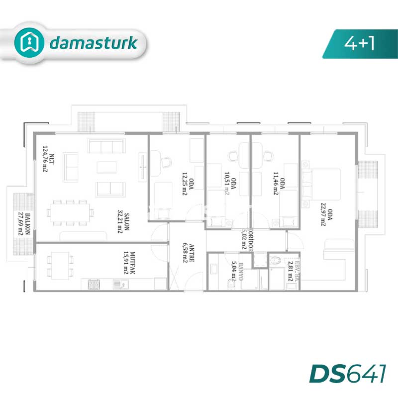 Apartments for sale in Maltepe - Istanbul DS641 | DAMAS TÜRK Real Estate 04