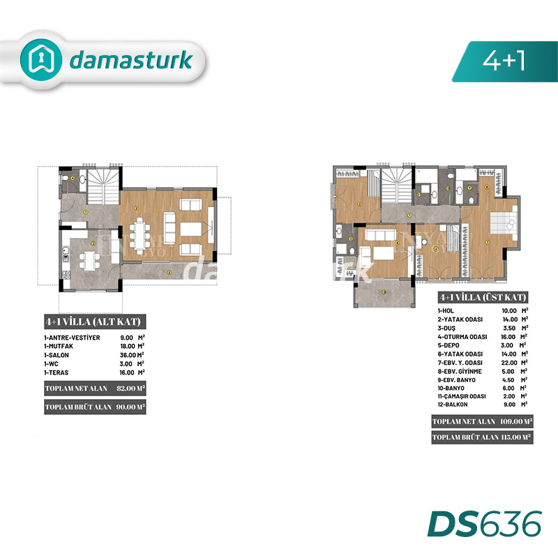 Villas for sale in Büyükçekmece - Istanbul DS636 | damasturk Real Estate 01