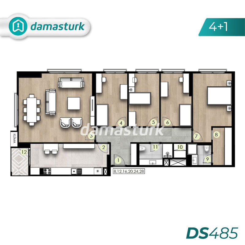 Immobilier à vendre à Beylikdüzü - Istanbul DS485 | damasturk Immobilier 03