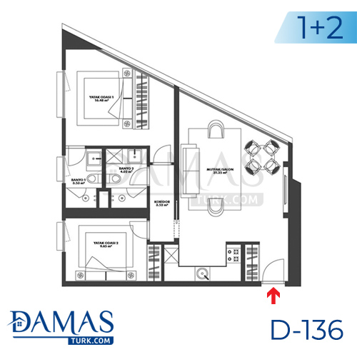 Damas Project D-136 in Istanbul - Floor plan picture 04