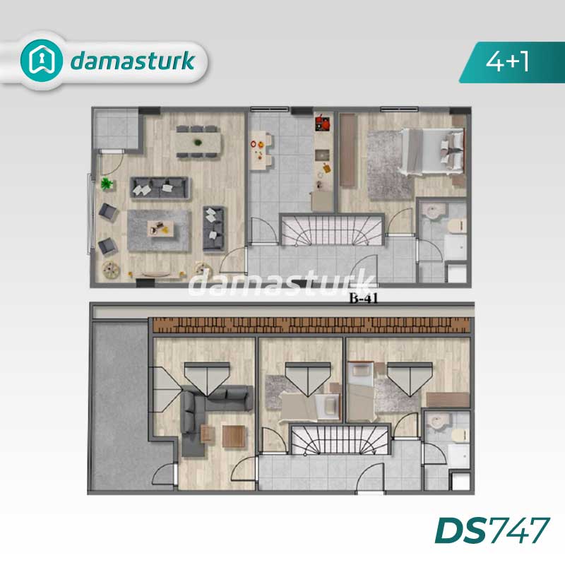Appartements à vendre à Maltepe - Istanbul DS747 | damasturk Immobilier 04