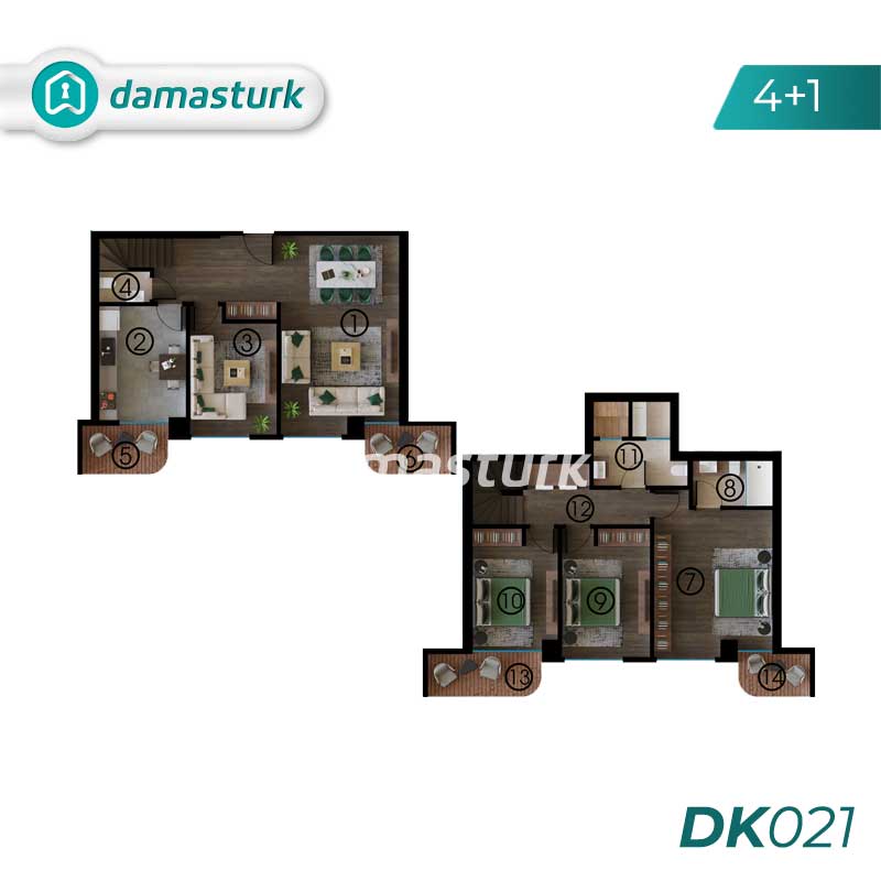 Appartements de luxe à vendre à Izmit - Kocaeli DK021 | damasturk Immobilier 04