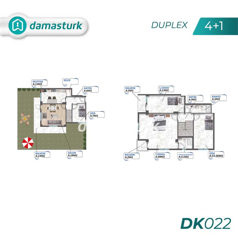 Appartements à vendre à Izmit - Kocaeli DK022 | DAMAS TÜRK Immobilier 03