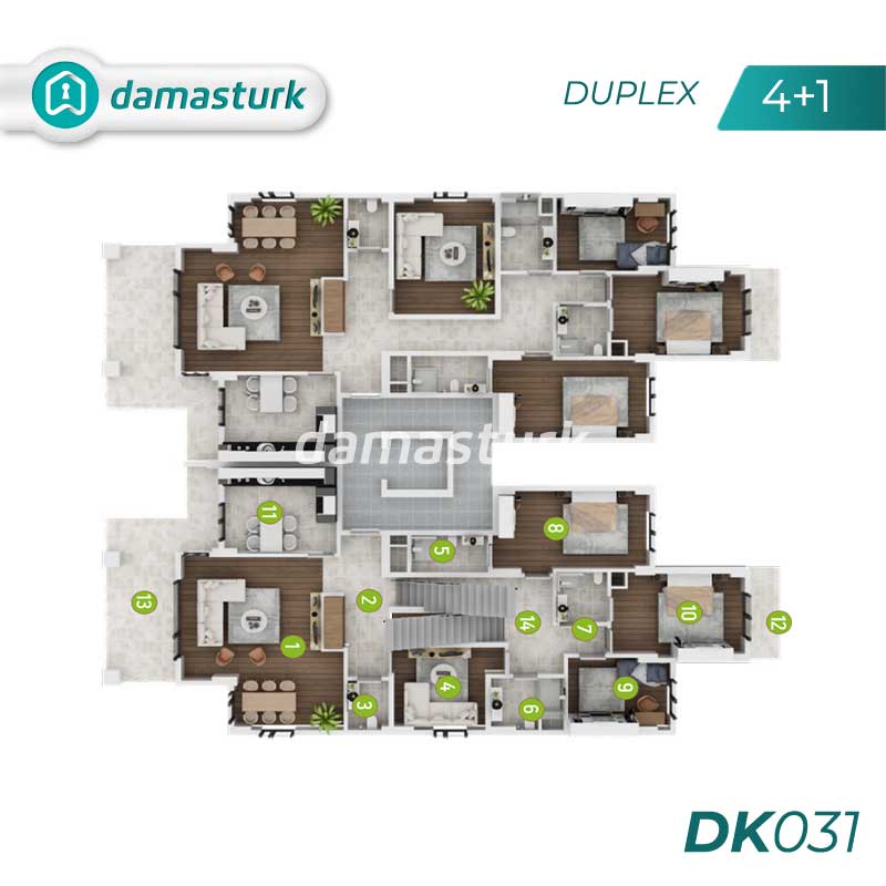 Appartements de luxe à vendre à Yuvacık - Kocaeli DK031 | damasturk Real Estate 02