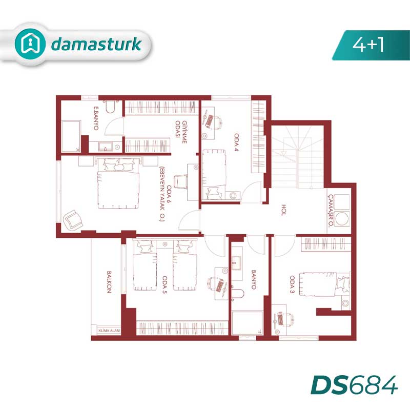 Villas de luxe à vendre à Beylikdüzü - Istanbul DS684 | damasturk Immobilier 02