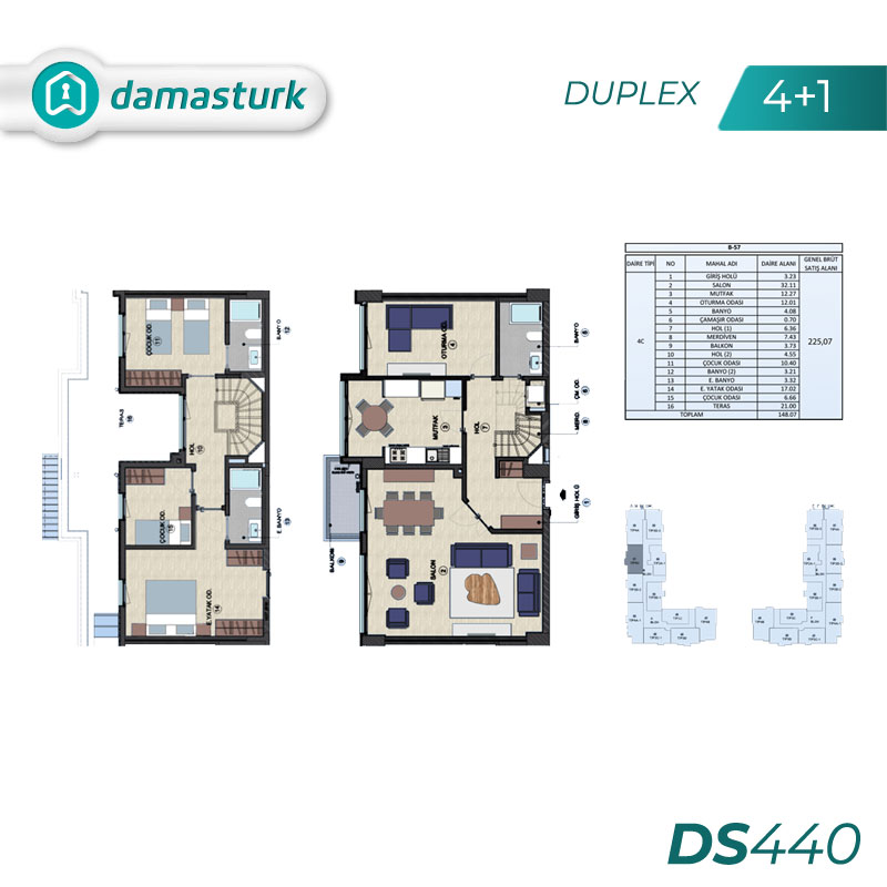 Appartements à vendre à Sultanbeyli - Istanbul DS440 | damasturk Immobilier 04
