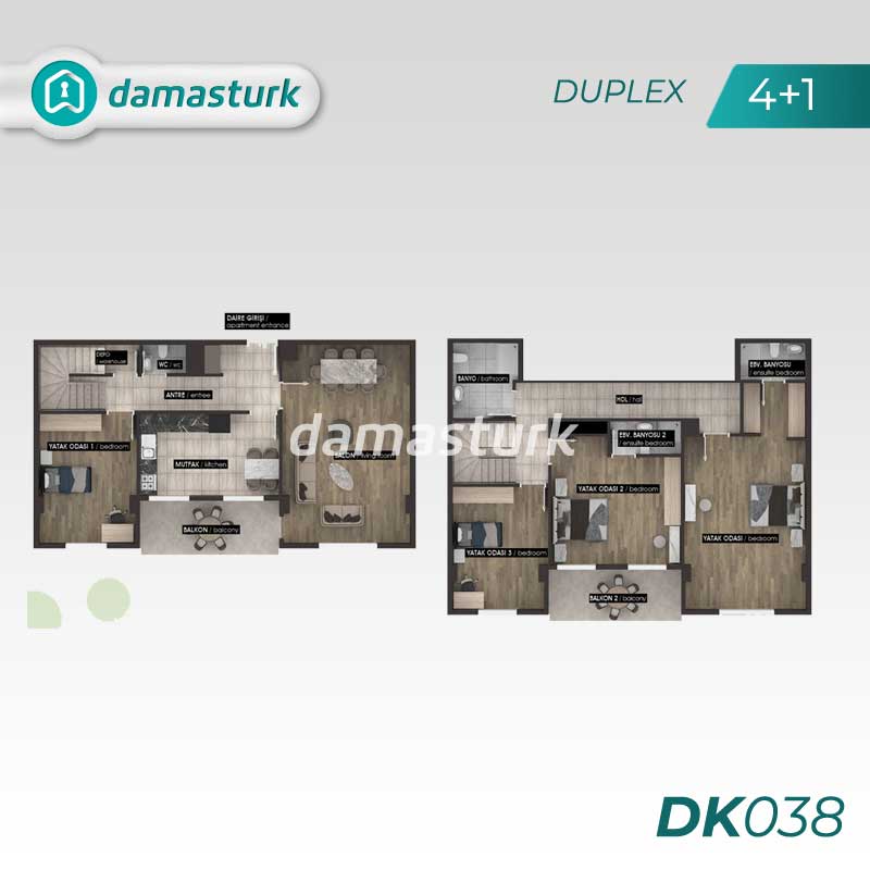 Apartments for sale in Yuvacık - Kocaeli DK038 | damasturk Real Estate 04
