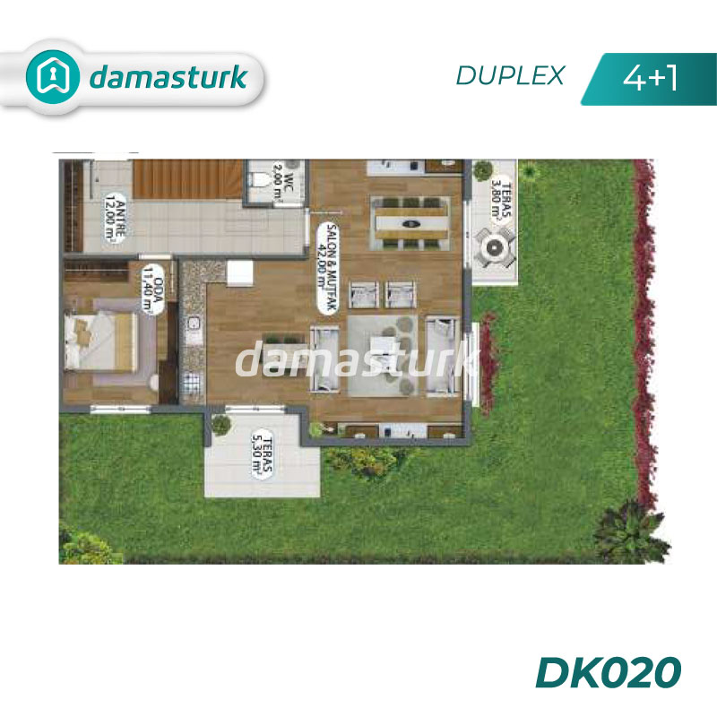 Appartements à vendre à Başiskele - Kocaeli DK020 | damasturk Immobilier 03