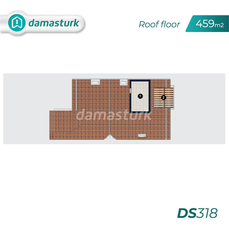 فلل للبيع في تركيا - المجمع  DS318 || شركة داماس ترك العقارية  04