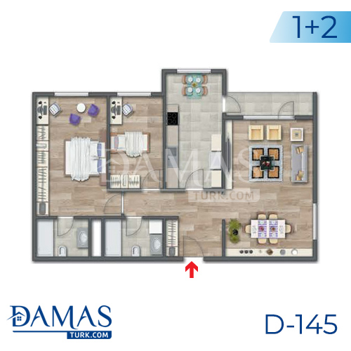 Damas Project D-145 in Istanbul - Floor plan picture 04