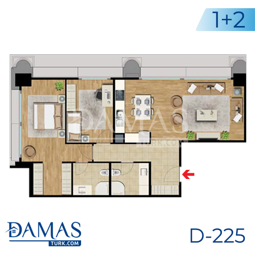 Damas Project D-225 in Istanbul - Floor plan picture  04