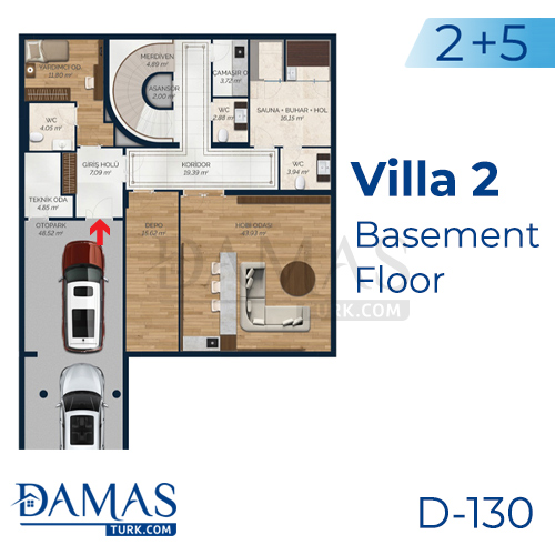 Damas Project D-130 in Istanbul - Floor plan picture 04