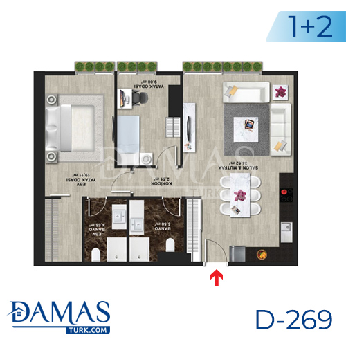 Damas Project D-269 in Istanbul - Floor plan picture 04