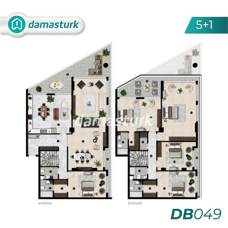 Apartments for sale in Nilüfer - Bursa DB049 | damasturk Real Estate 03