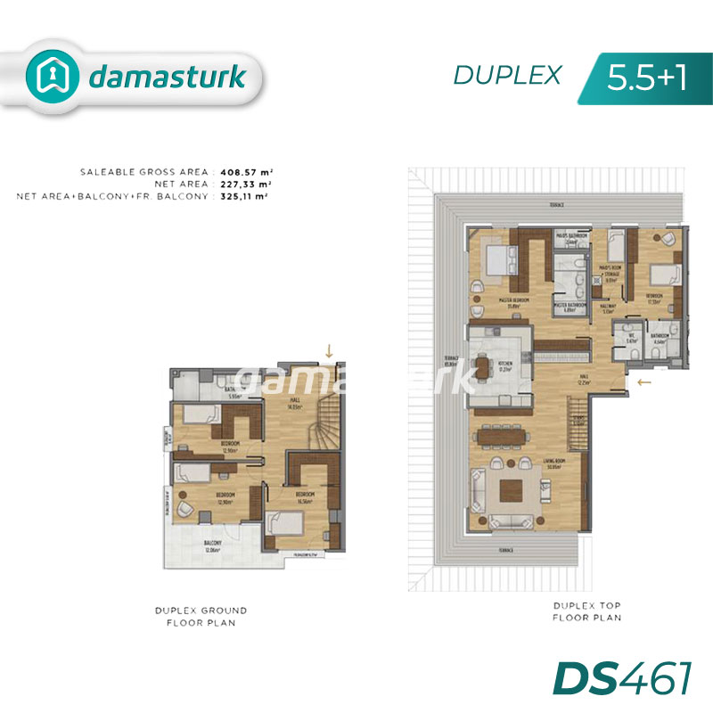 Appartements à vendre à Üsküdar - Istanbul DS461 | damasturk Immobilier 06