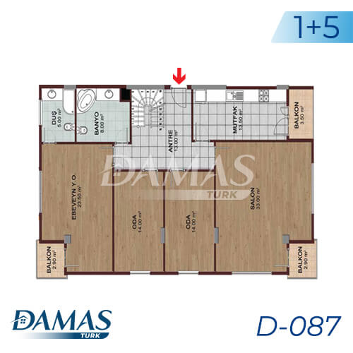 Damas Project D-087 in Istanbul - Floor Plan picture 03