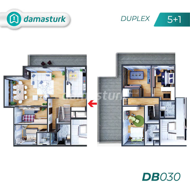Apartments for sale in Bursa Turkey - complex DB030 || DAMAS TÜRK Real Estate Company 02