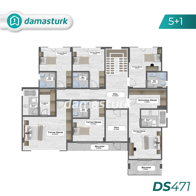 Villas à vendre à Silivri - Istanbul DS471 | damasturk Immobilier 04