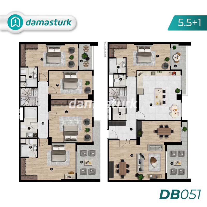 Appartements à vendre à Nilüfer - Bursa DB051 | damasturk Immobilier 05