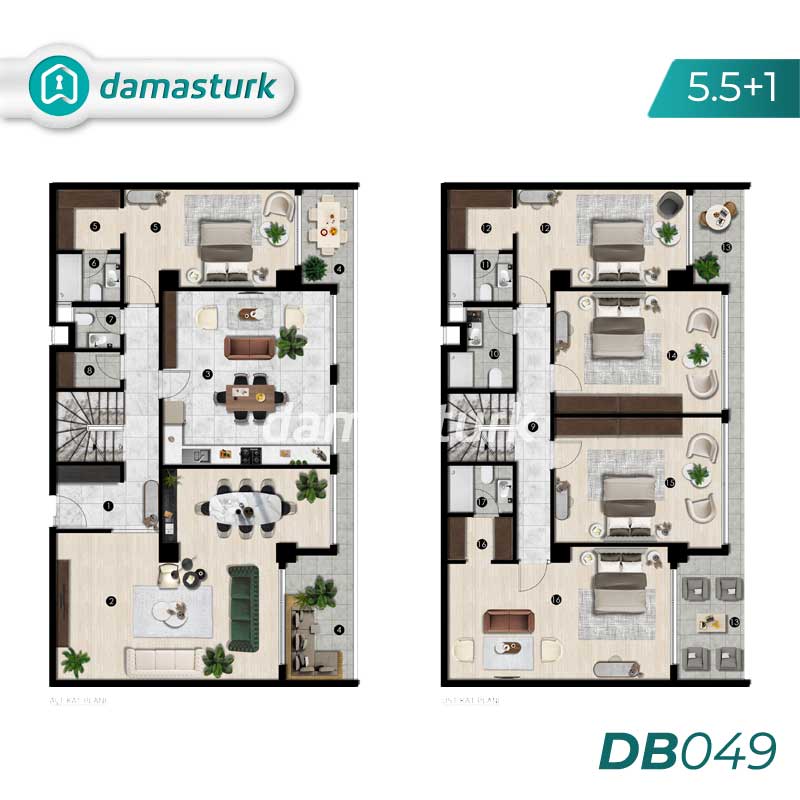 Appartements à vendre à Nilüfer - Bursa DB049 | damasturk Immobilier 02